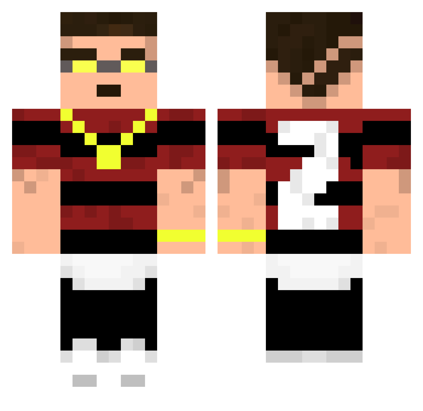 Tavareszz Minecraft skin, front and back view
