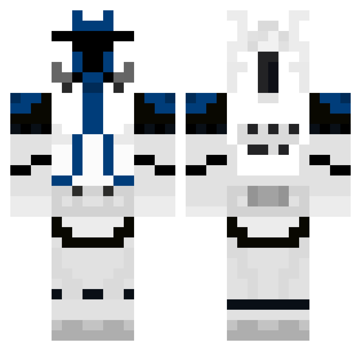 ENGINEERGAMING09 Minecraft skin, front and back view
