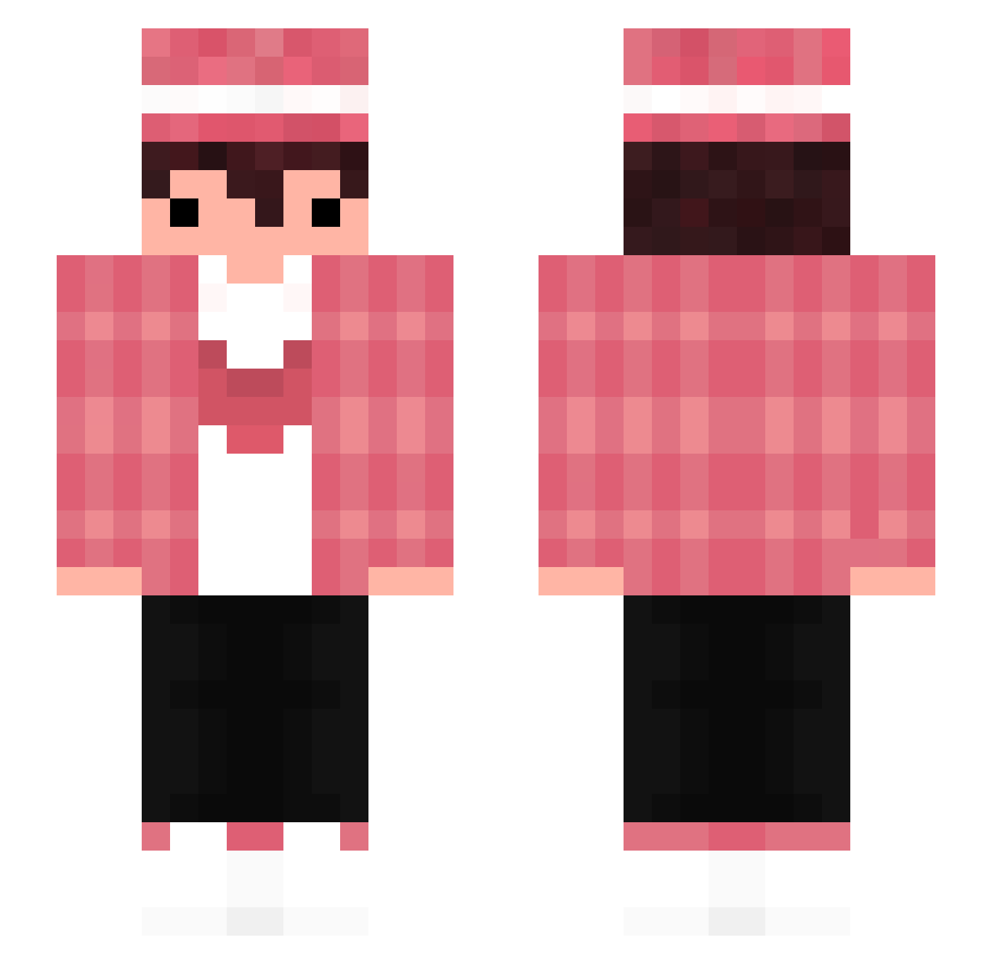 oSally Minecraft skin, front and back view
