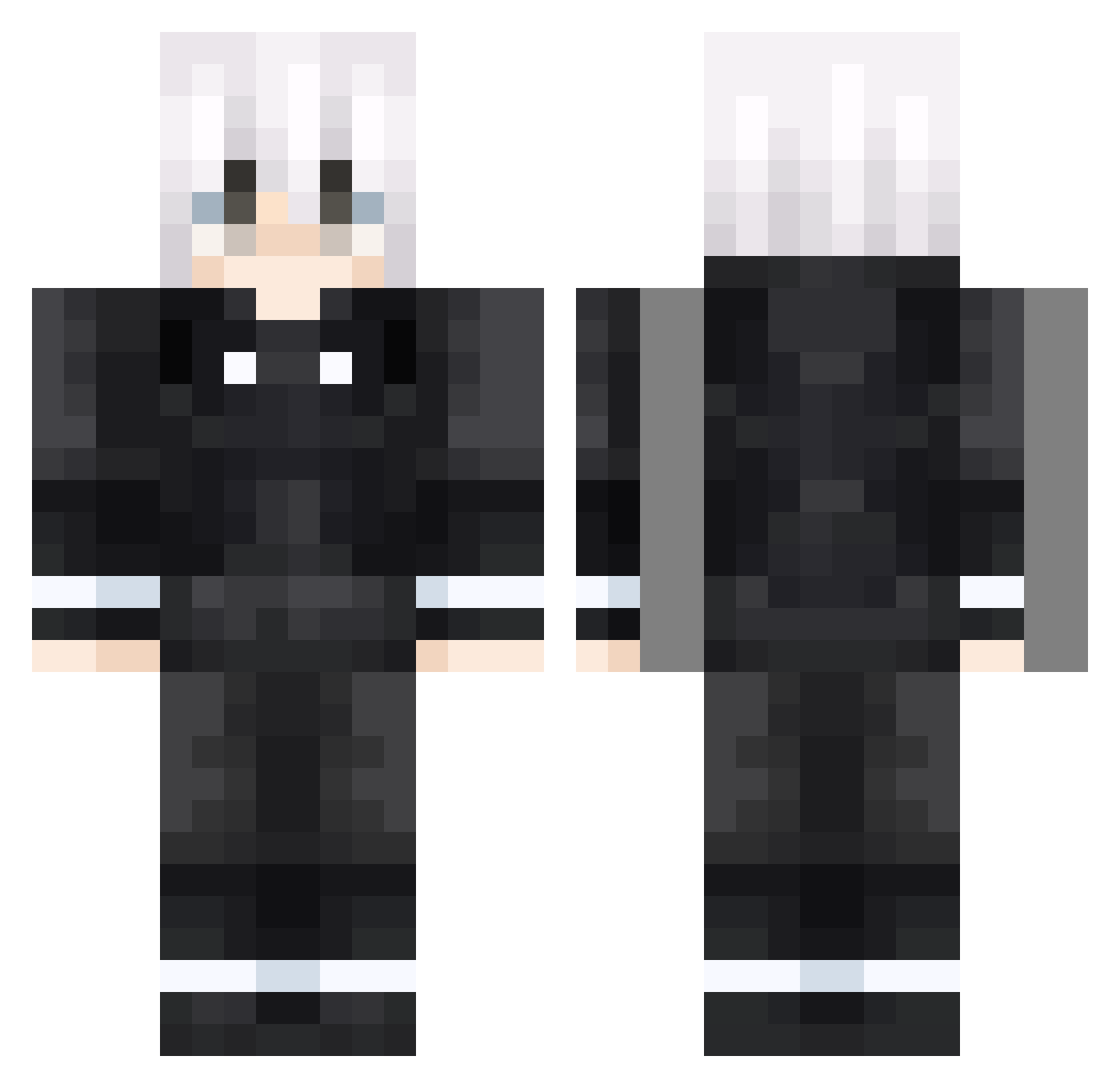 NicolasYcyy Minecraft skin, front and back view