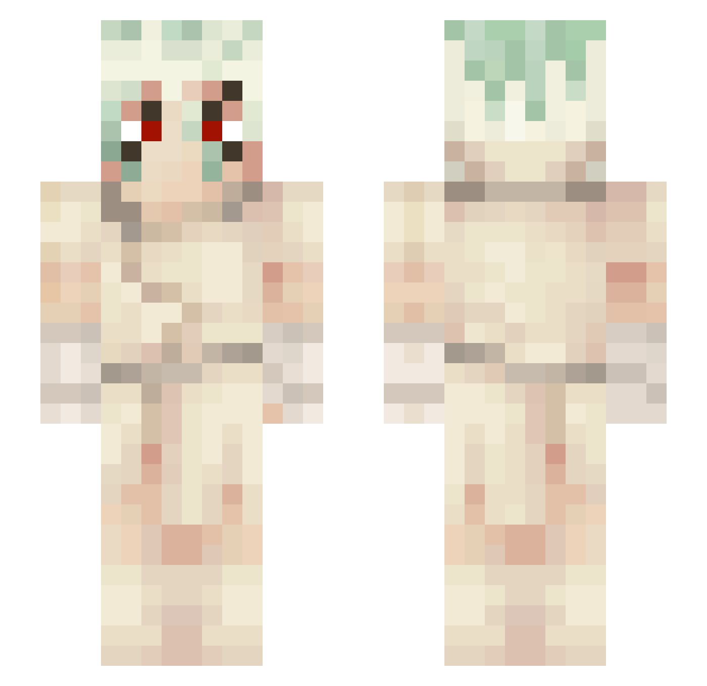 iJumpman_ Minecraft skin, front and back view