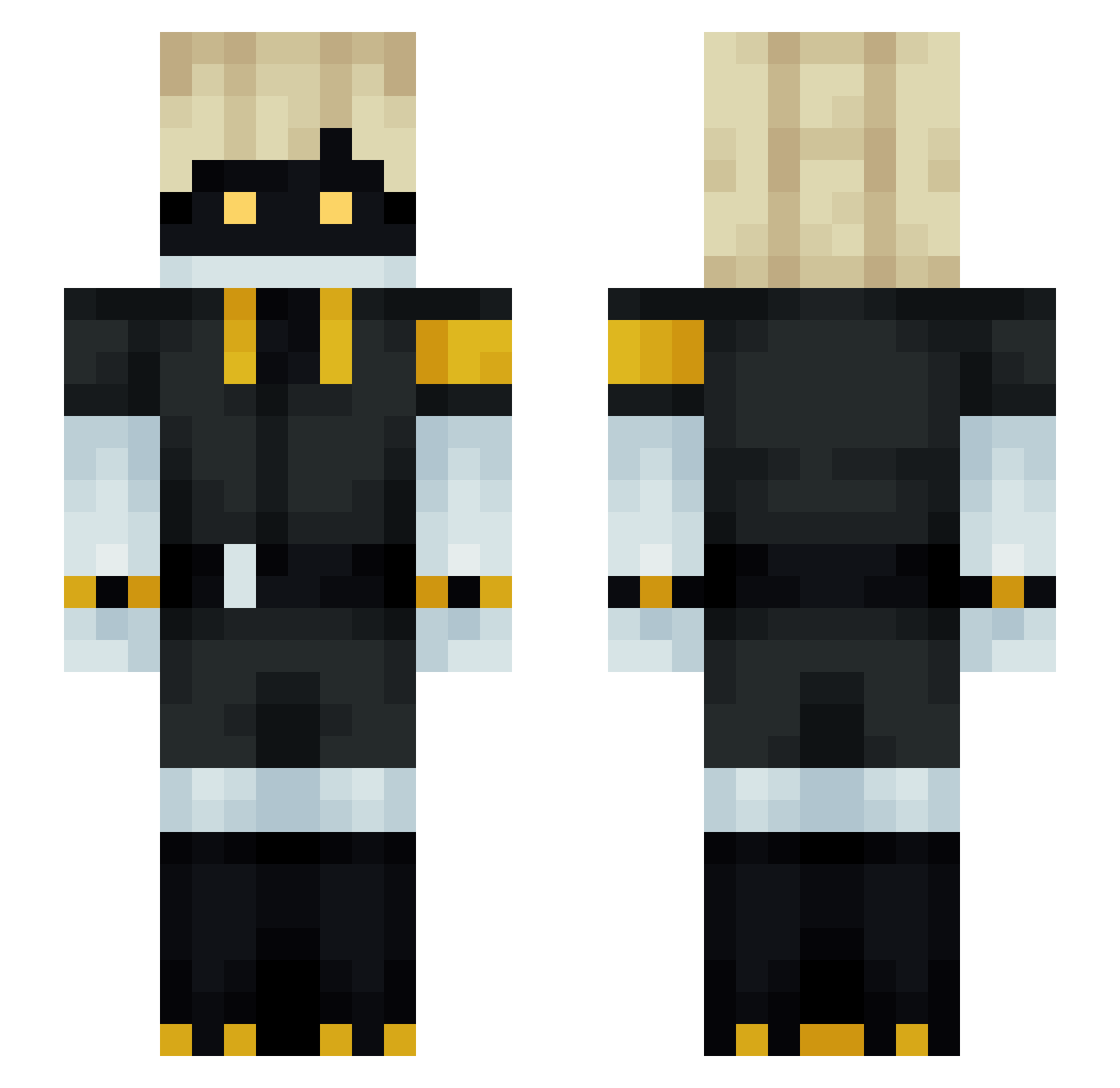 Someone0609 Minecraft skin, front and back view