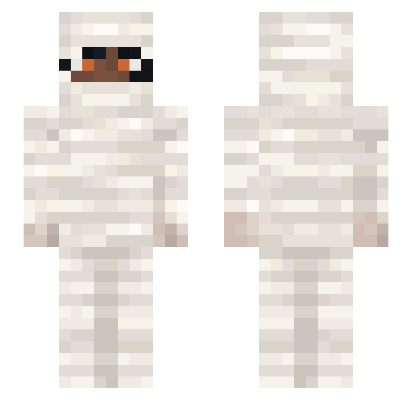 KurioRiku42 Minecraft skin, front and back view