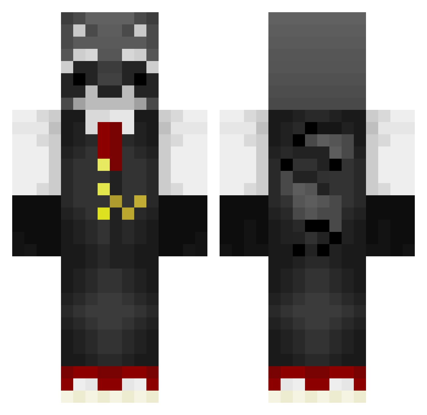Solar_Eclipse08 Minecraft skin, front and back view