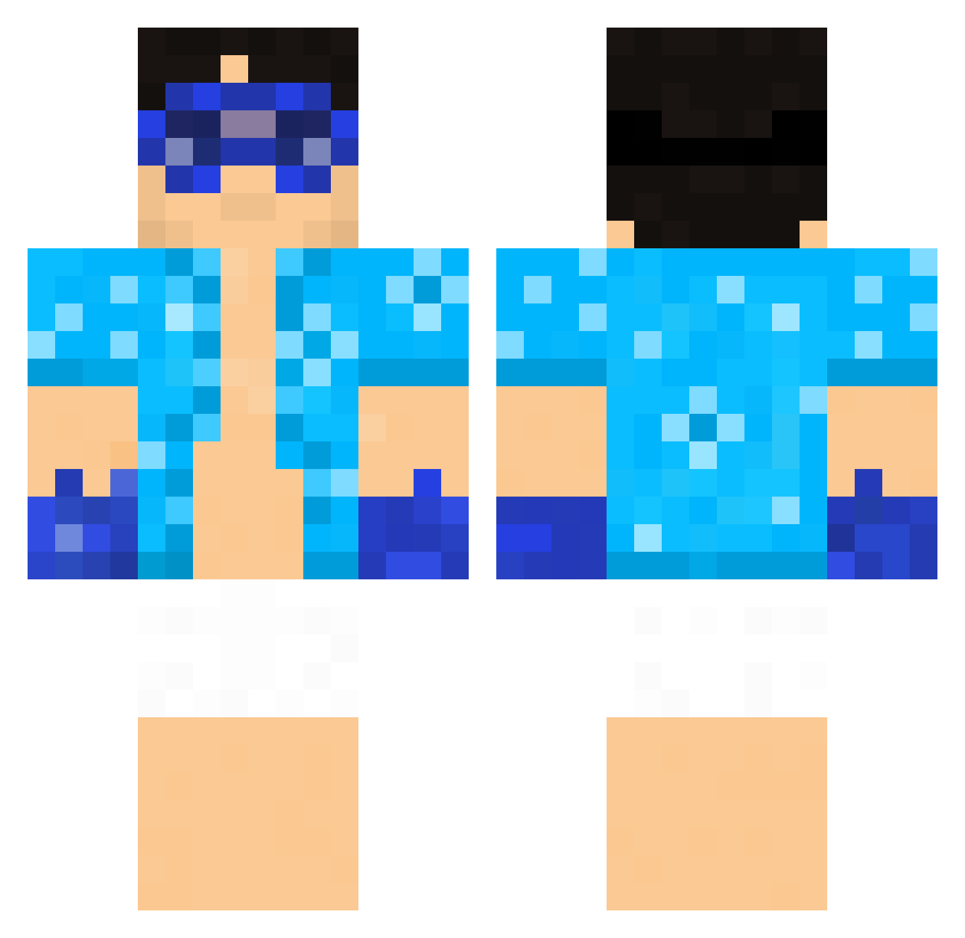 Ant1_C Minecraft skin, front and back view