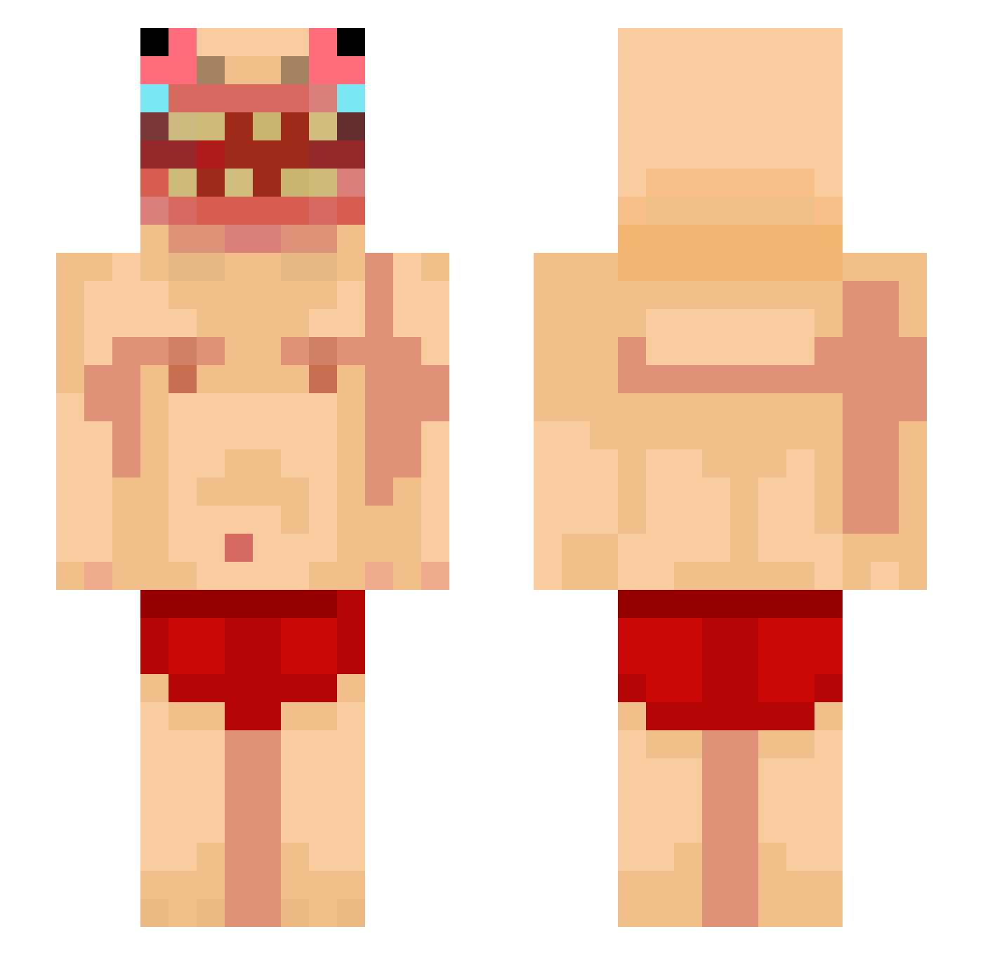 ThatsCrazy___ Minecraft skin, front and back view