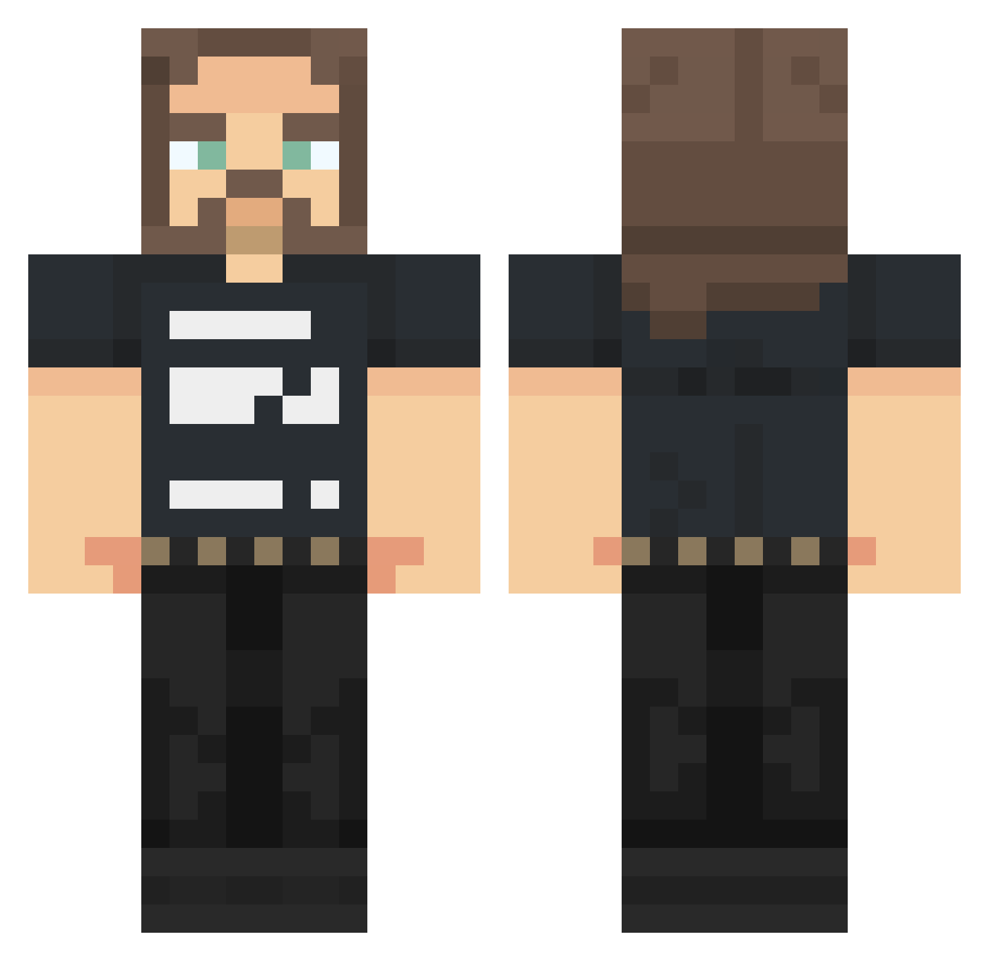 Fast_N_Loose Minecraft skin, front and back view