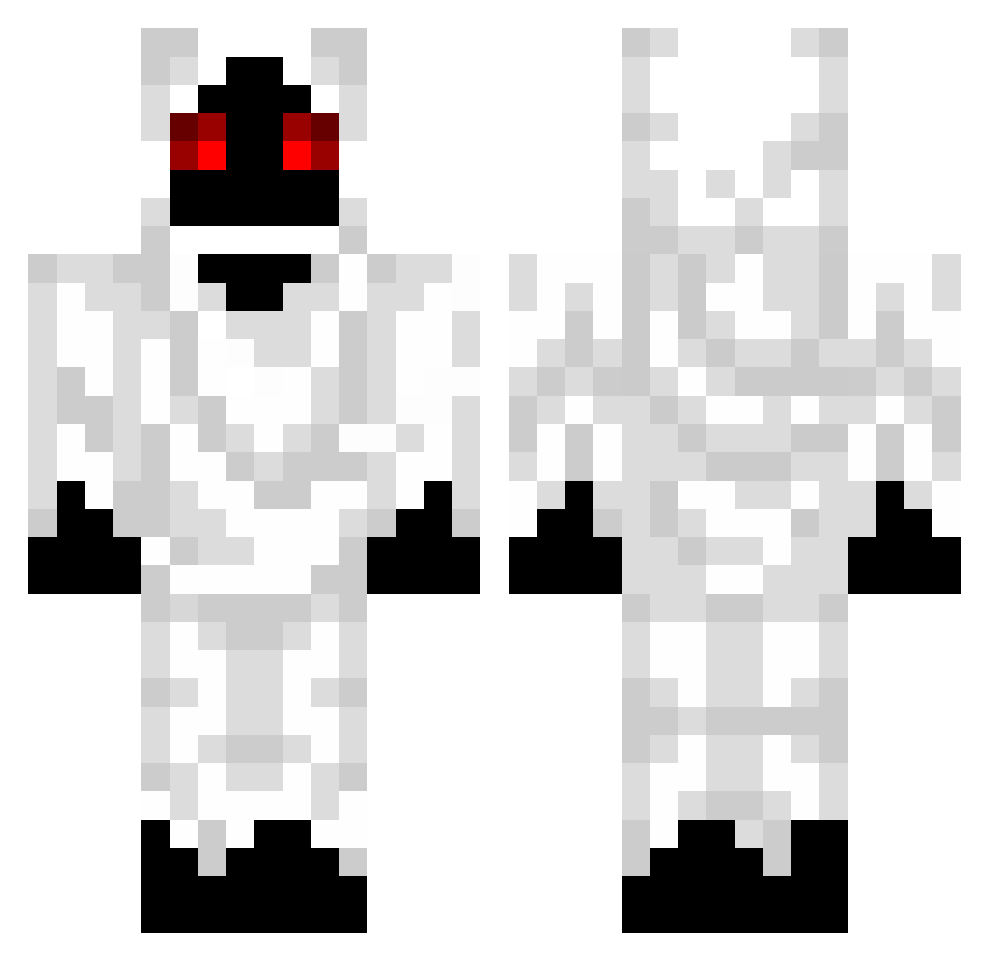 FalconGamer_66 Minecraft skin, front and back view