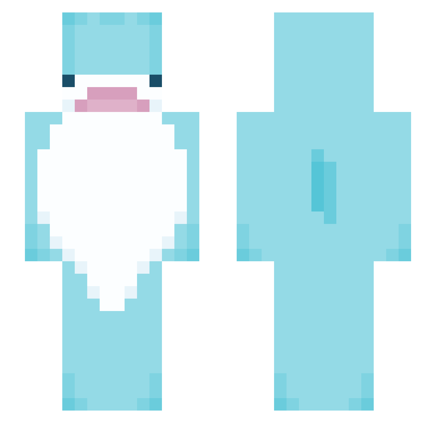 _Trycs Minecraft skin, front and back view
