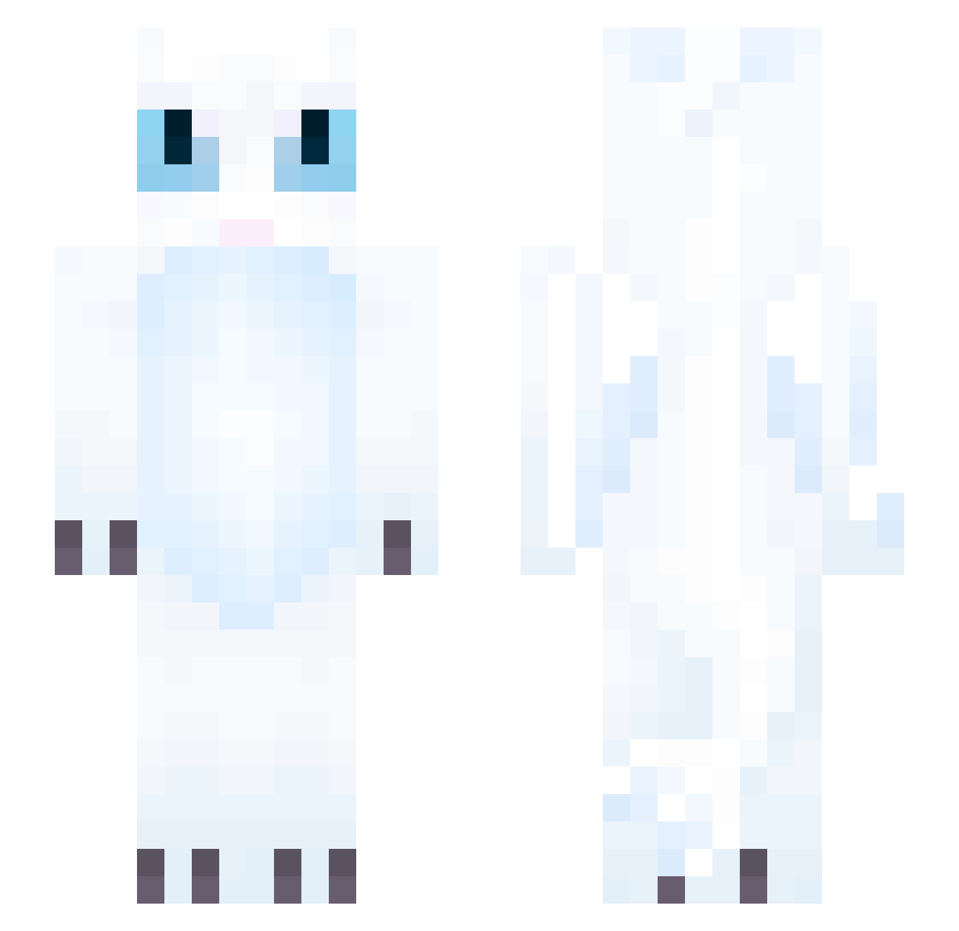 ottertje1408 Minecraft skin, front and back view