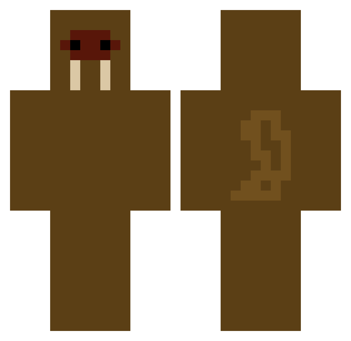 batbryson1205b Minecraft skin, front and back view