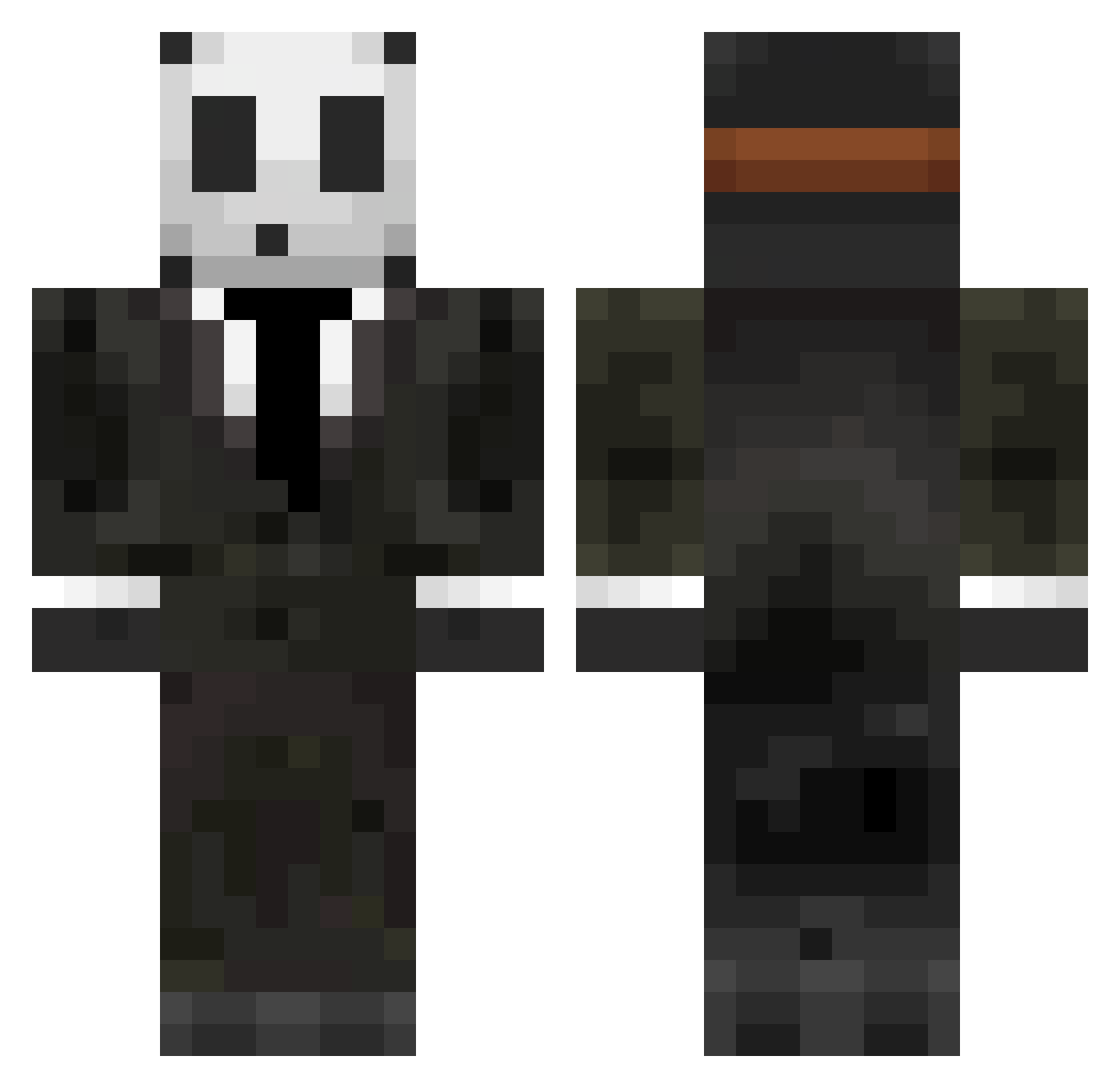 Master__Chef_ Minecraft skin, front and back view