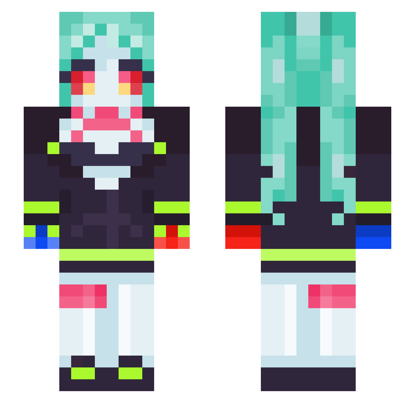 hey_im_logi Minecraft skin, front and back view