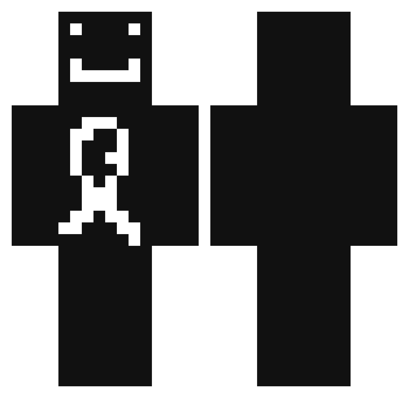 JesusIsKing37 Minecraft skin, front and back view
