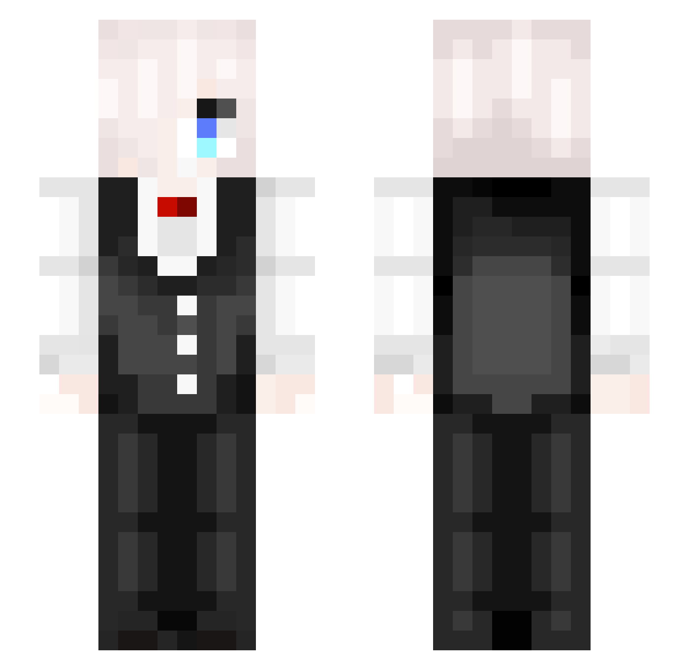 larrybt Minecraft skin, front and back view