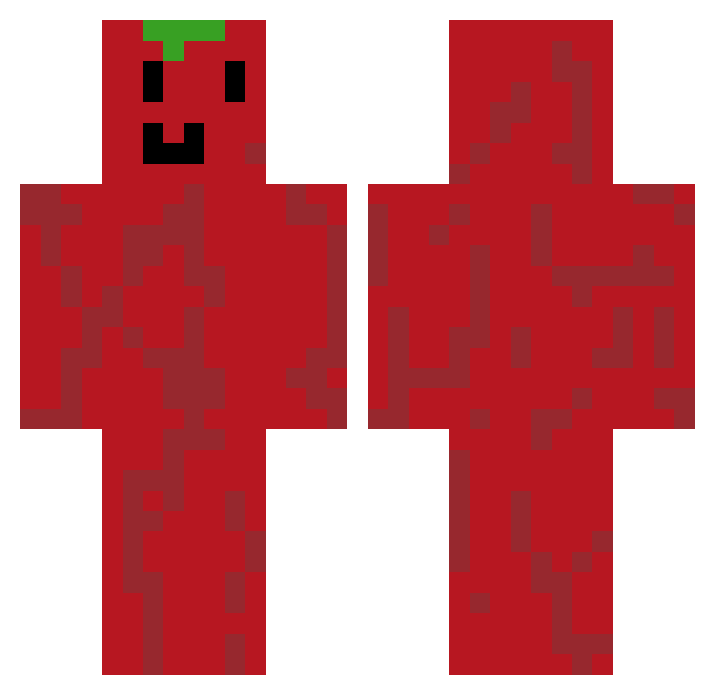 Thomas0305 Minecraft skin, front and back view