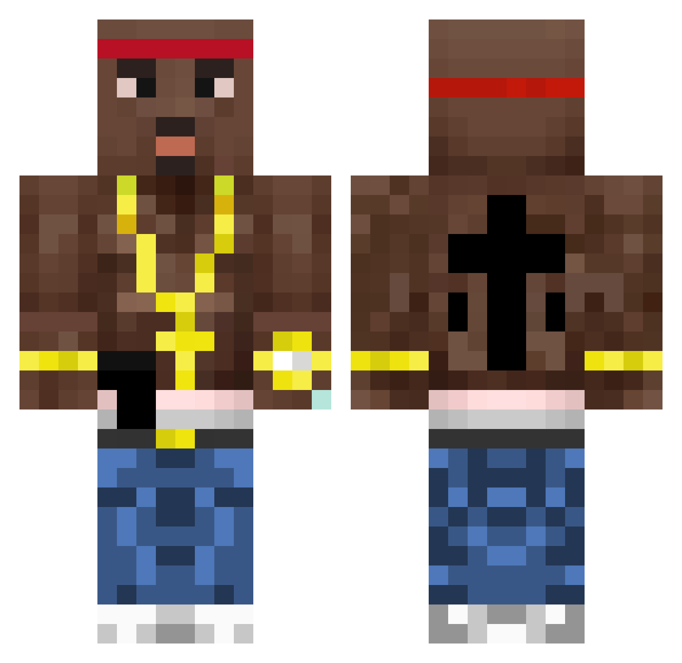 zvgbdwap9isdwg31 Minecraft skin, front and back view