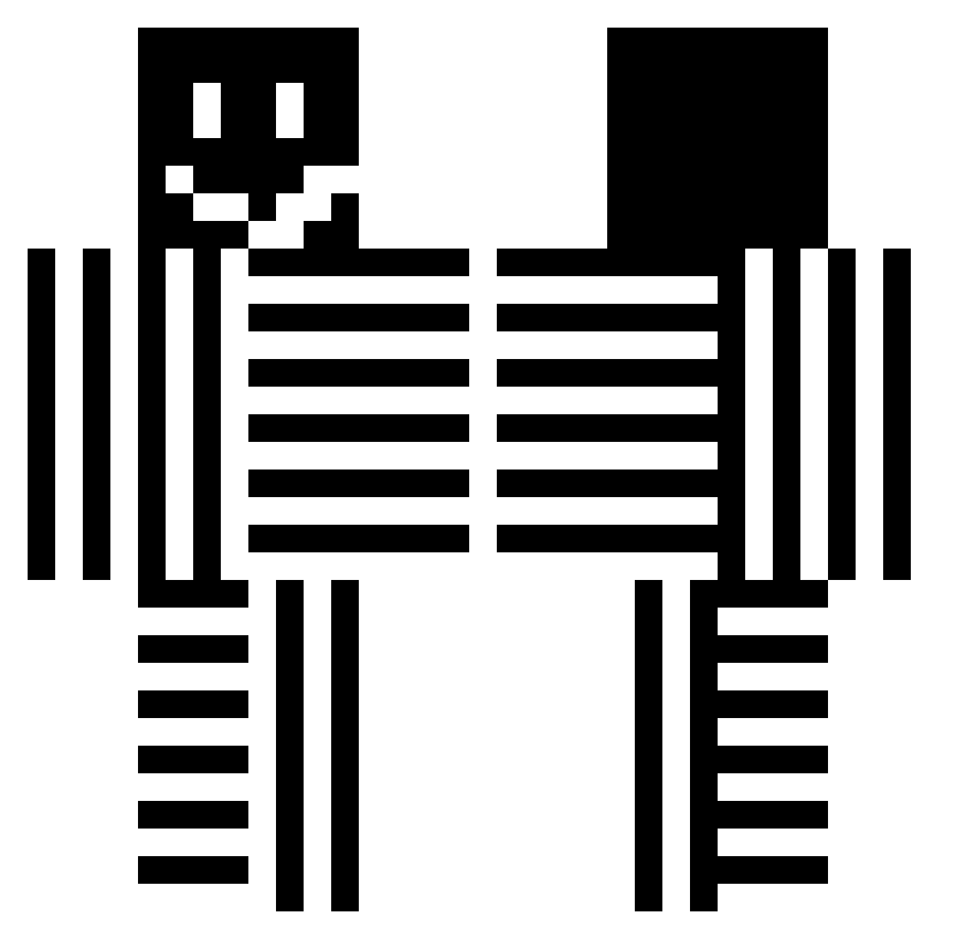 fvh_ Minecraft skin, front and back view
