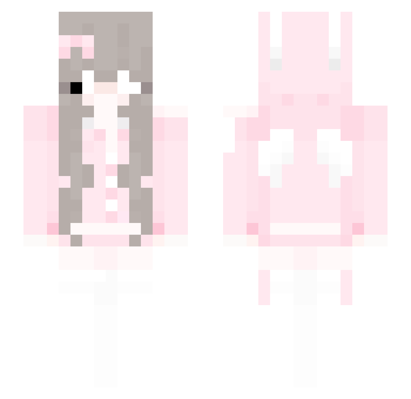macaroniiuu Minecraft skin, front and back view