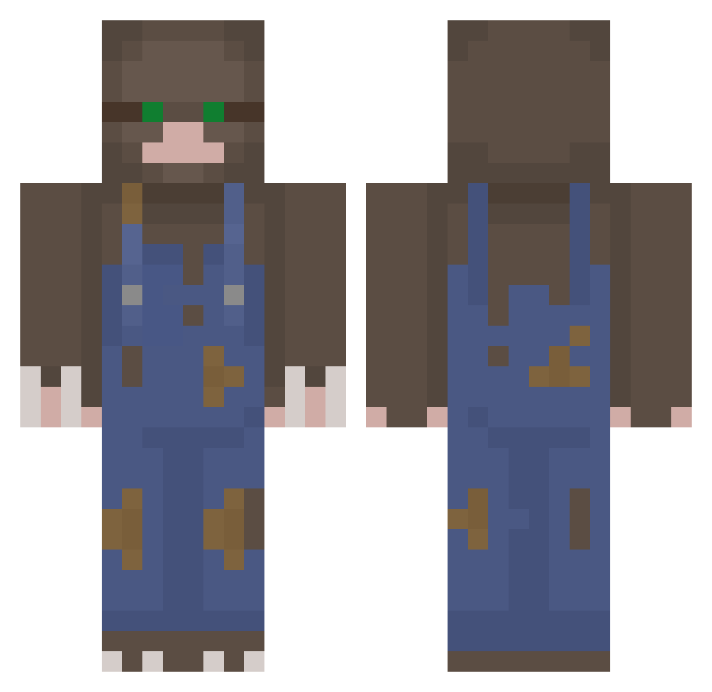 JaydenPlayz_ Minecraft skin, front and back view