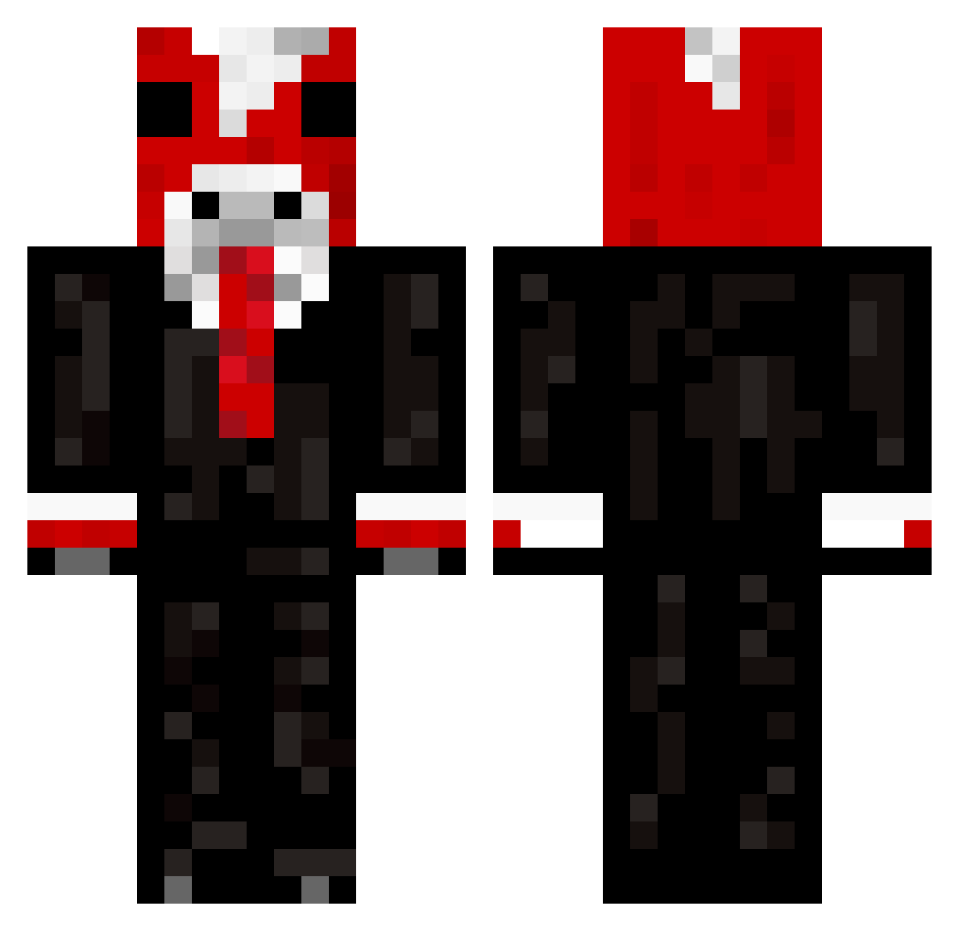 YourBoiColt Minecraft skin, front and back view