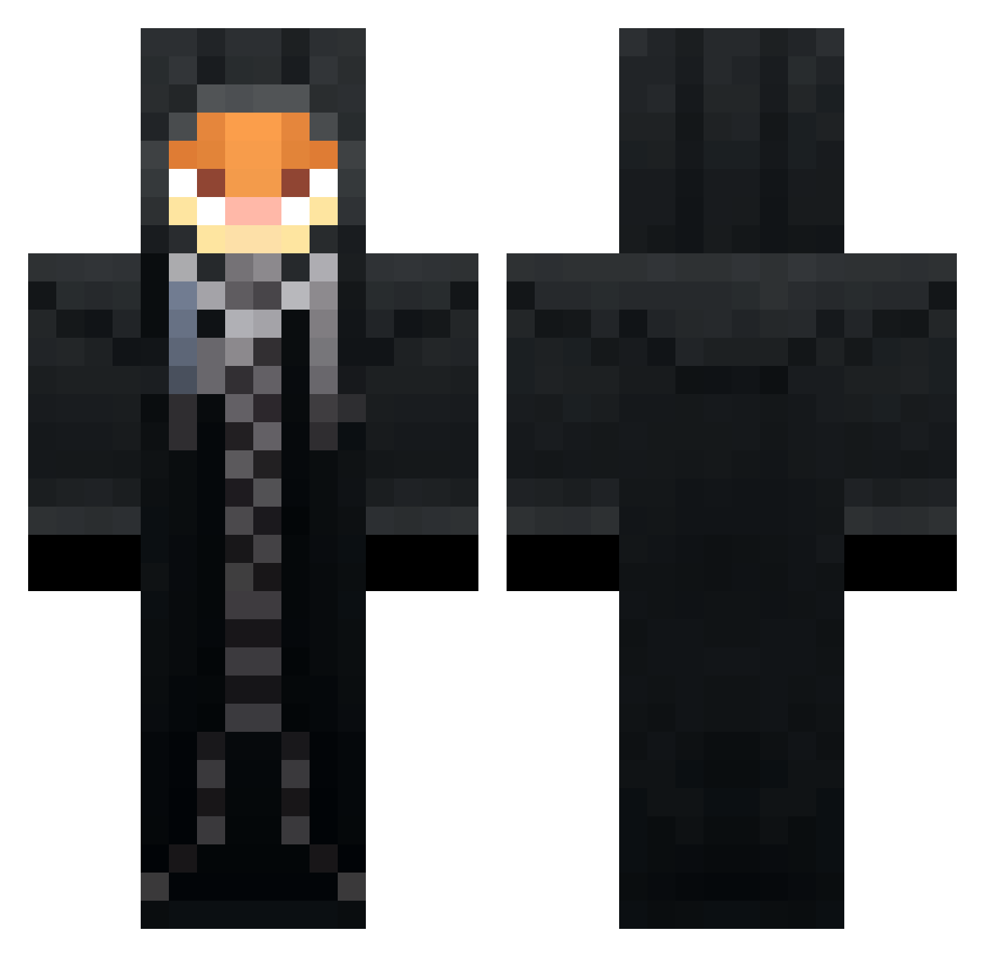 _Prexx_ Minecraft skin, front and back view