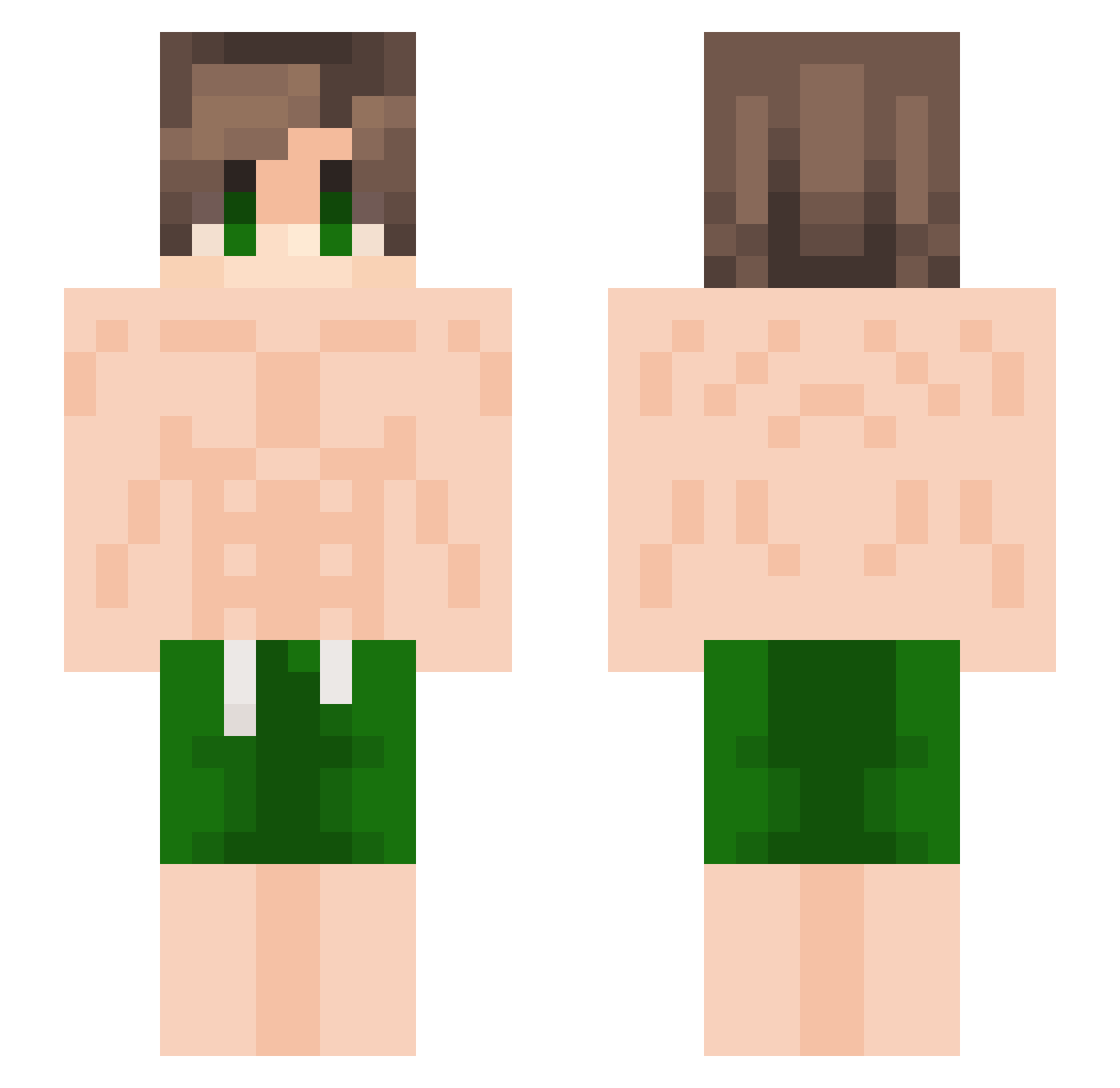 jediboiguy7559 Minecraft skin, front and back view