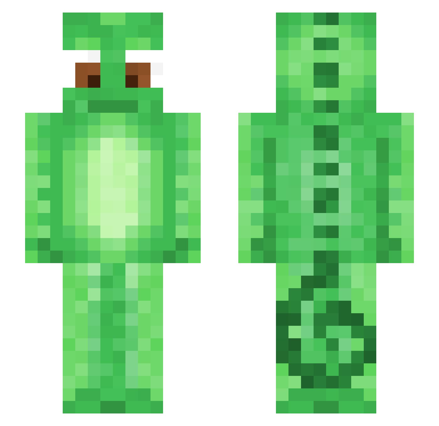 _Mango_Tango_ Minecraft skin, front and back view
