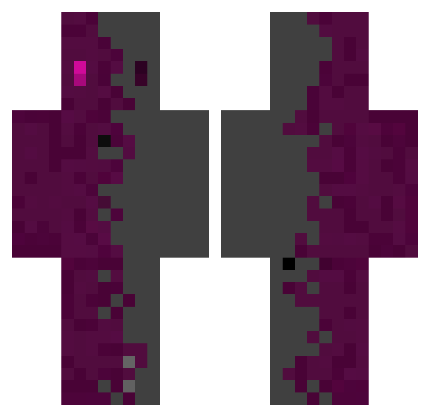 Victory_Heghog Minecraft skin, front and back view