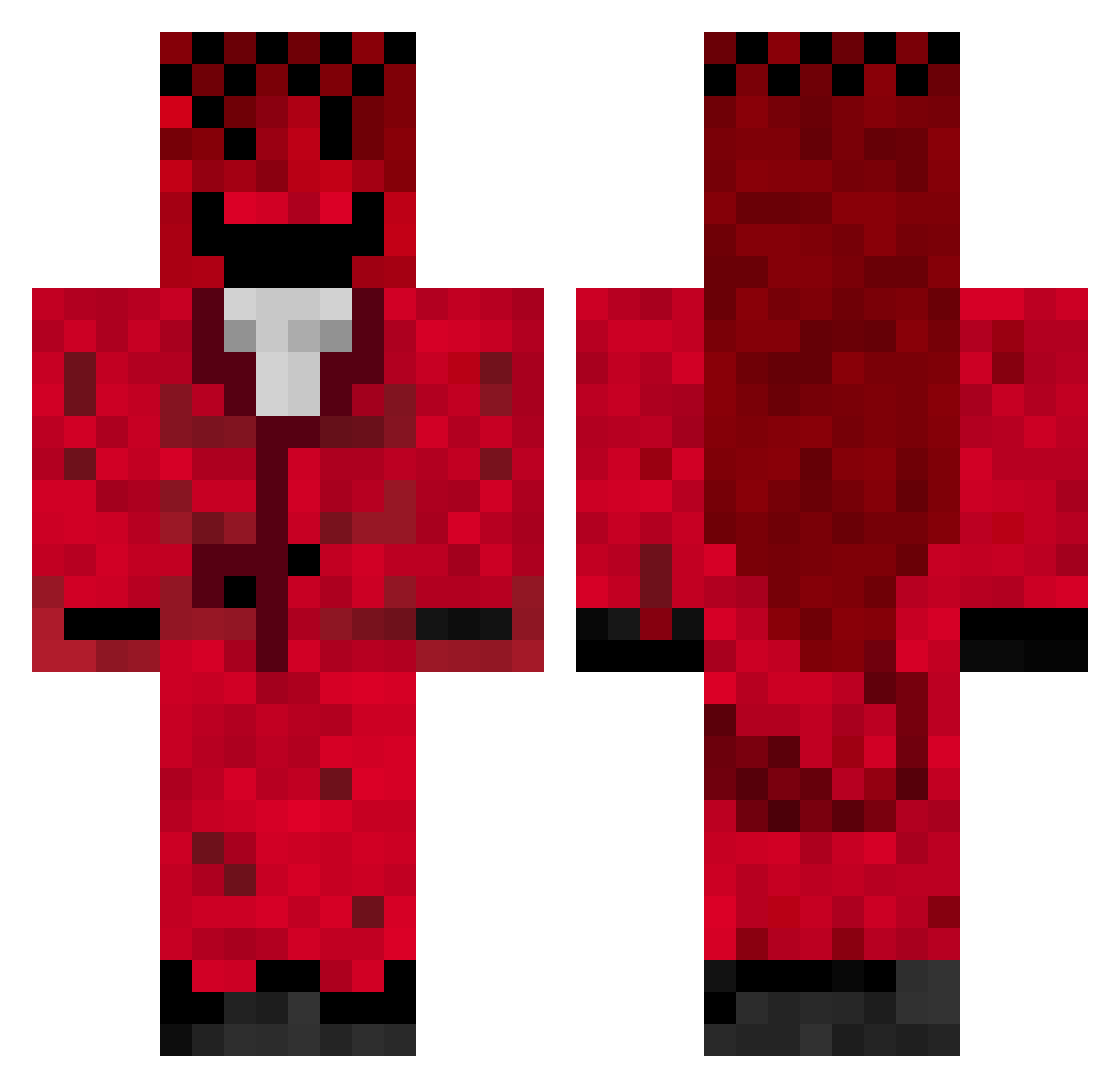 Guillvan2011 Minecraft skin, front and back view