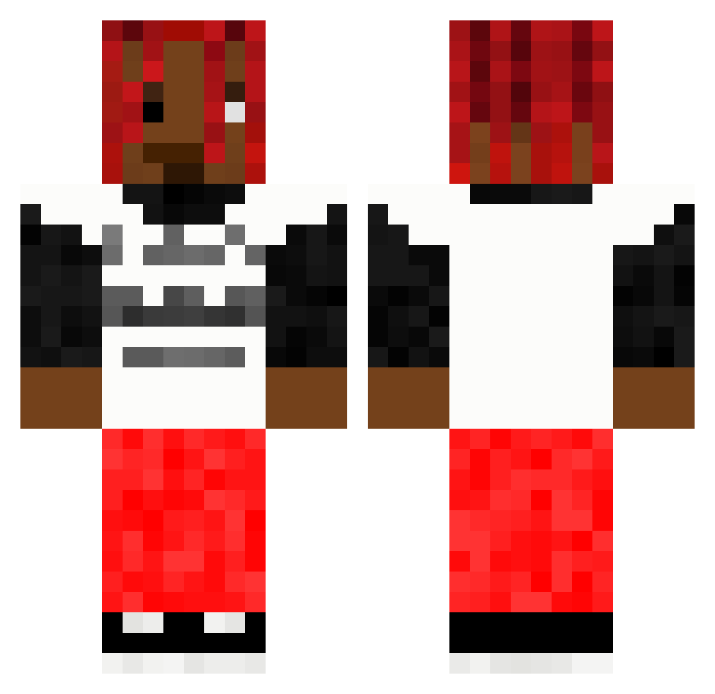 gargiuu_ Minecraft skin, front and back view