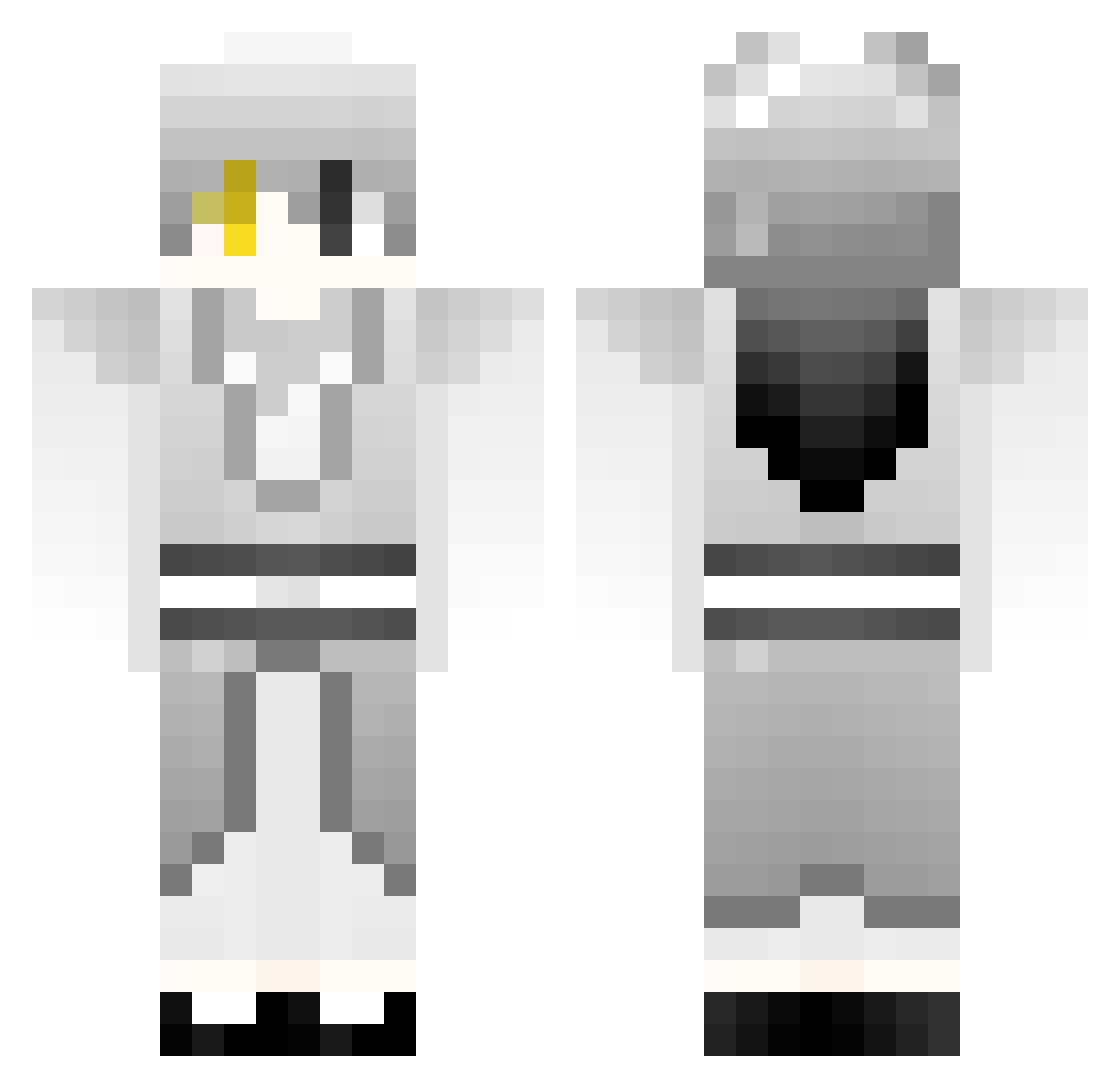 Q3Q_ Minecraft skin, front and back view