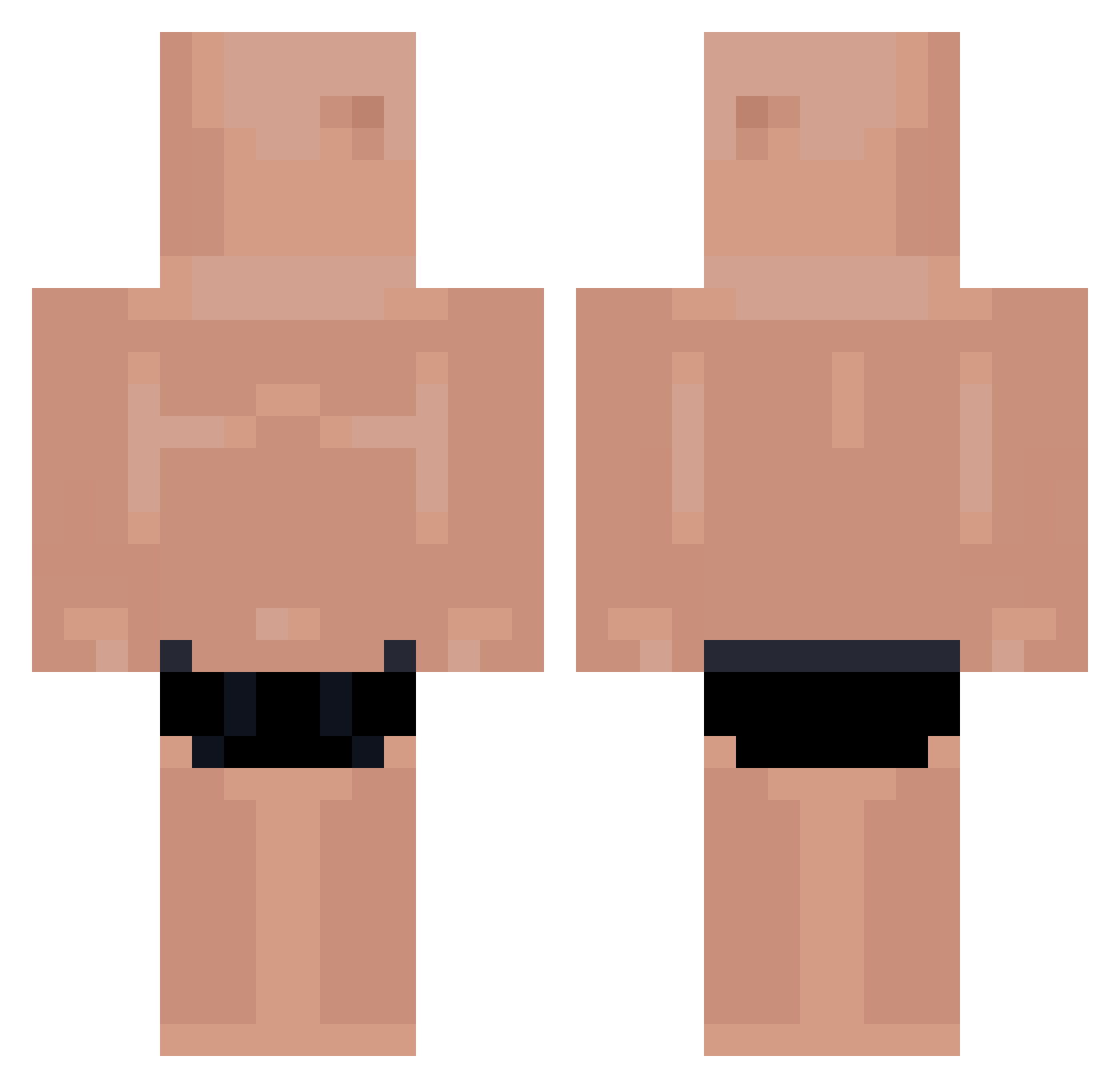 RyZeGG62 Minecraft skin, front and back view