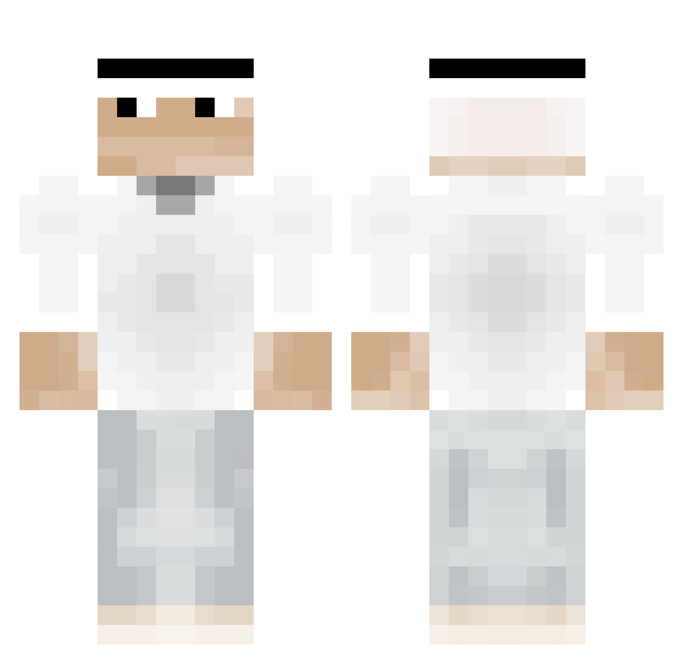 OutplayedYo0_ Minecraft skin, front and back view