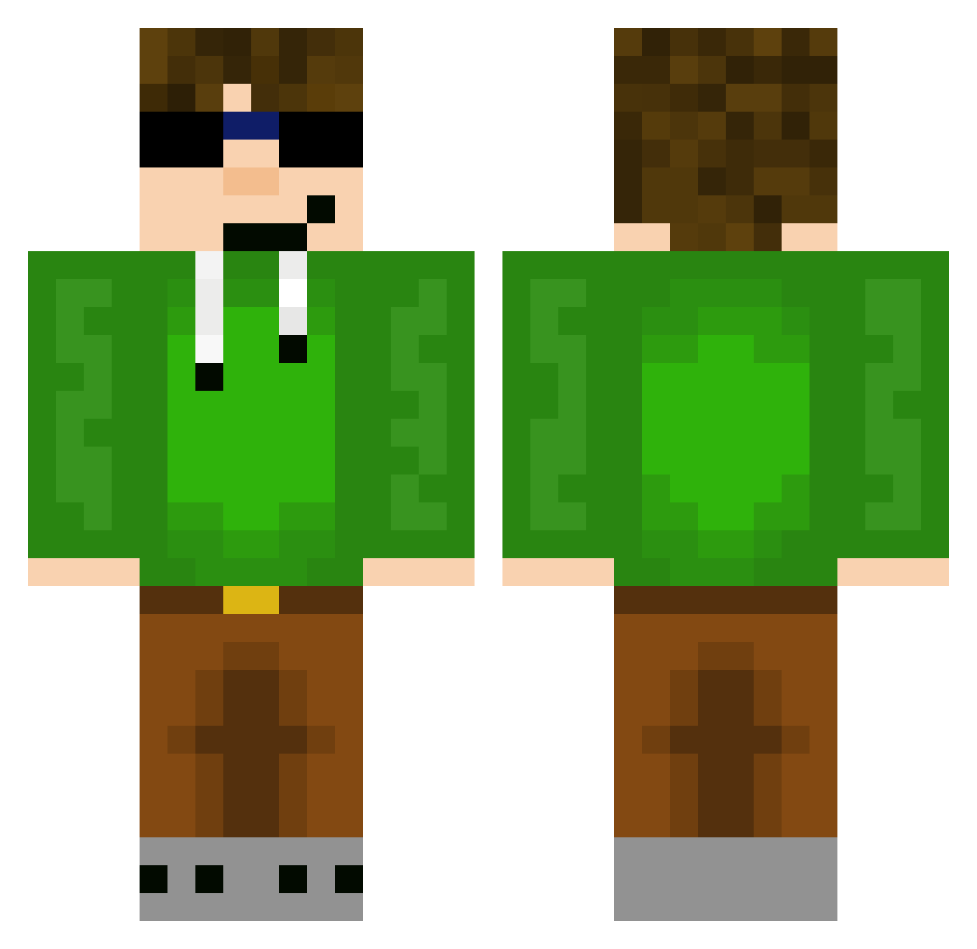 dobby_the_first Minecraft skin, front and back view