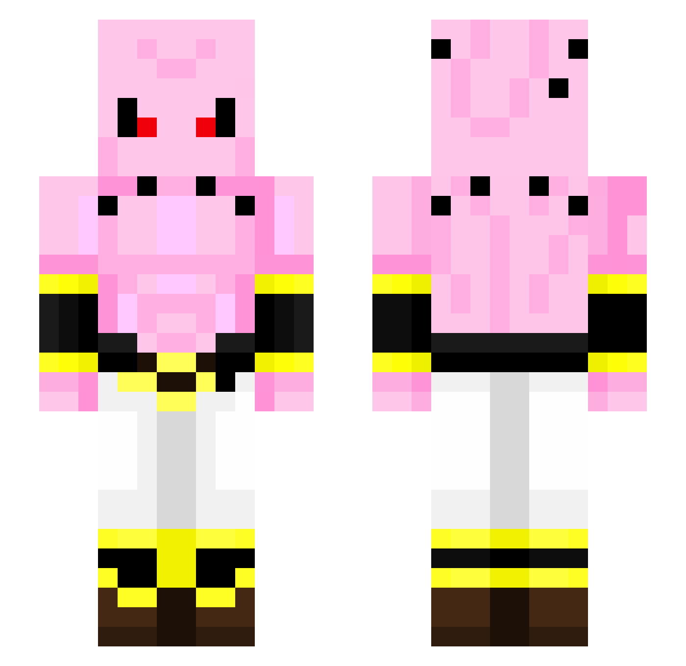 wnxd1 Minecraft skin, front and back view