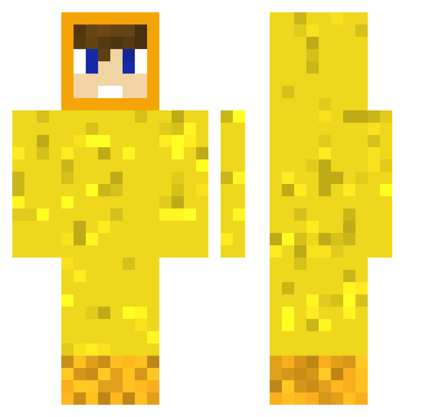 SteevenJai_ Minecraft skin, front and back view