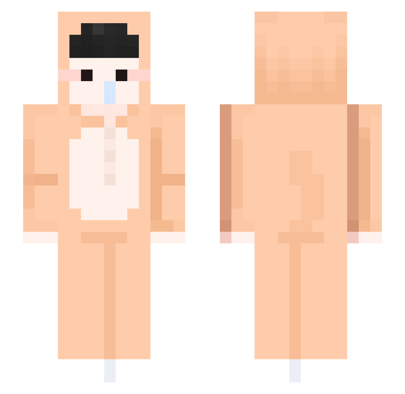 TaeGeuk_2 Minecraft skin, front and back view