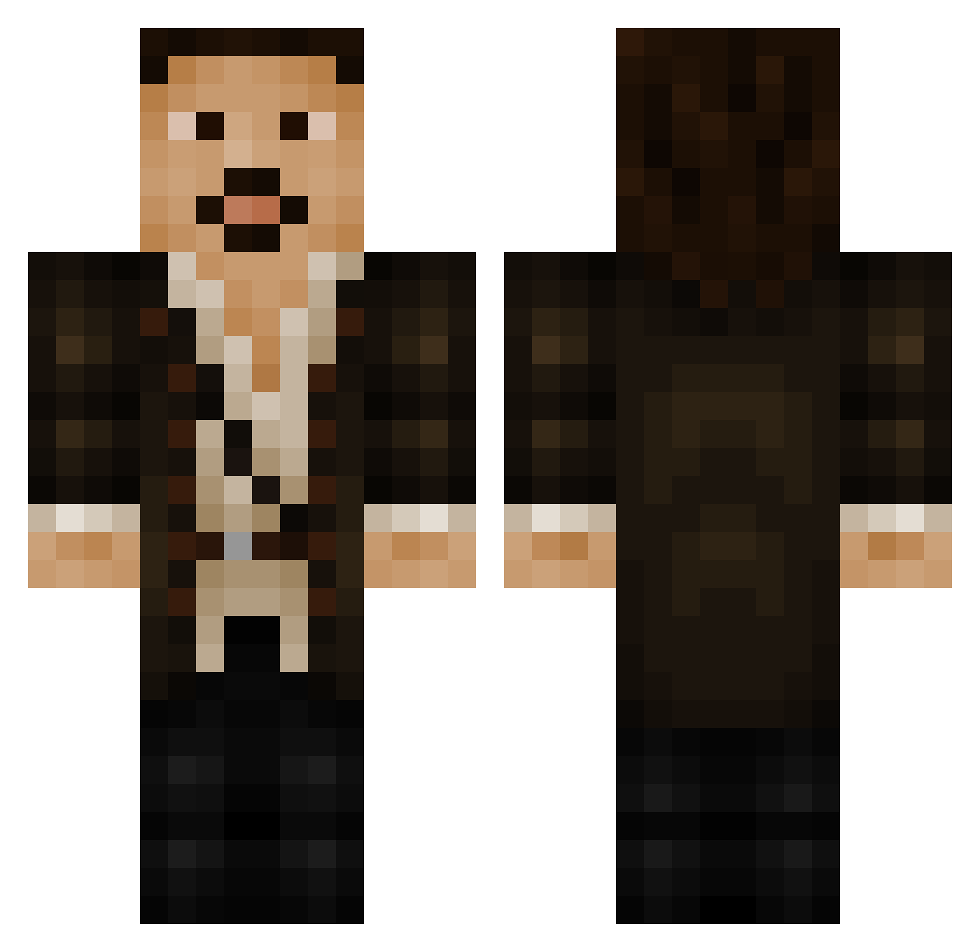 storakuken1 Minecraft skin, front and back view