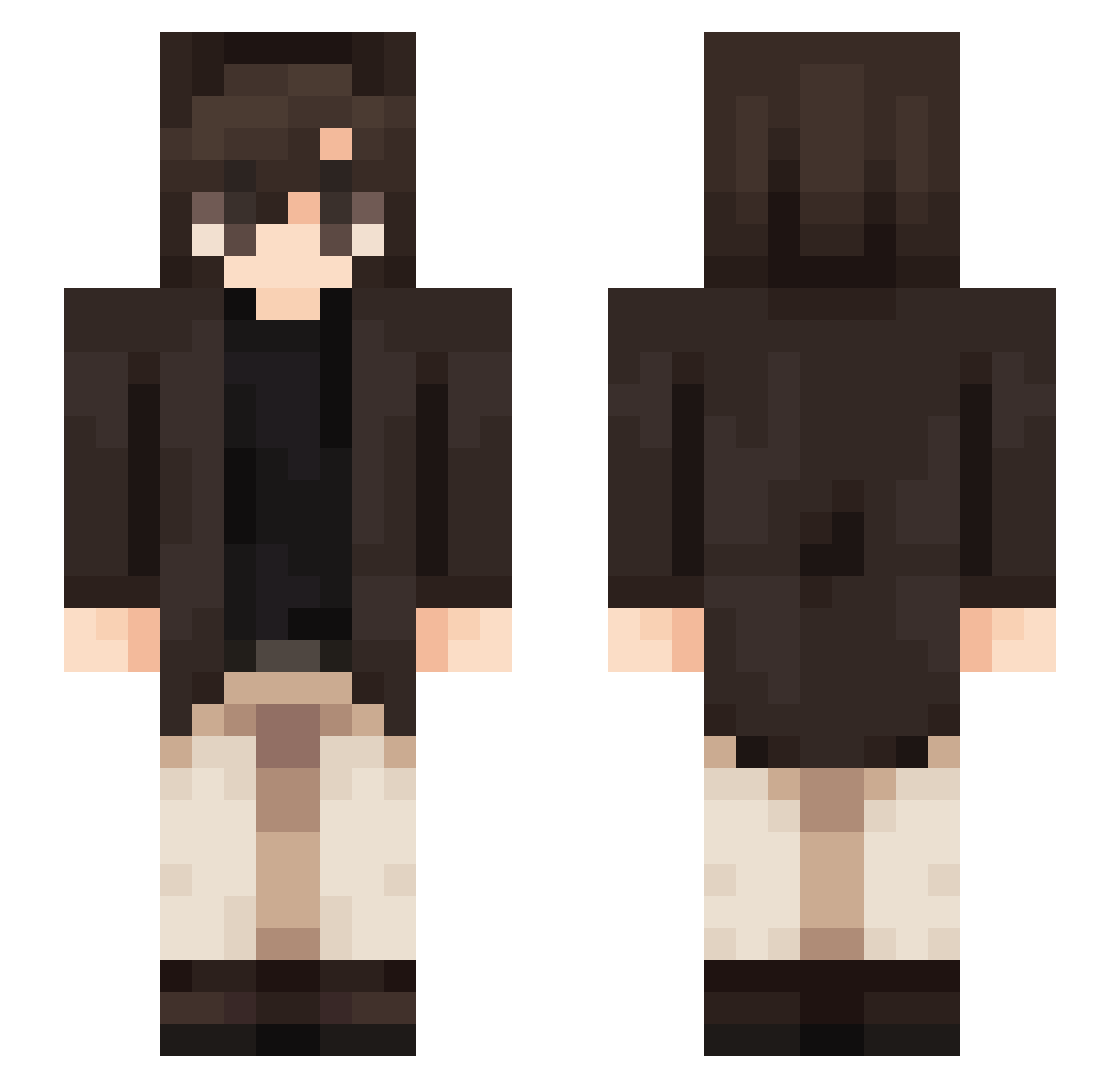 rinfy_ Minecraft skin, front and back view