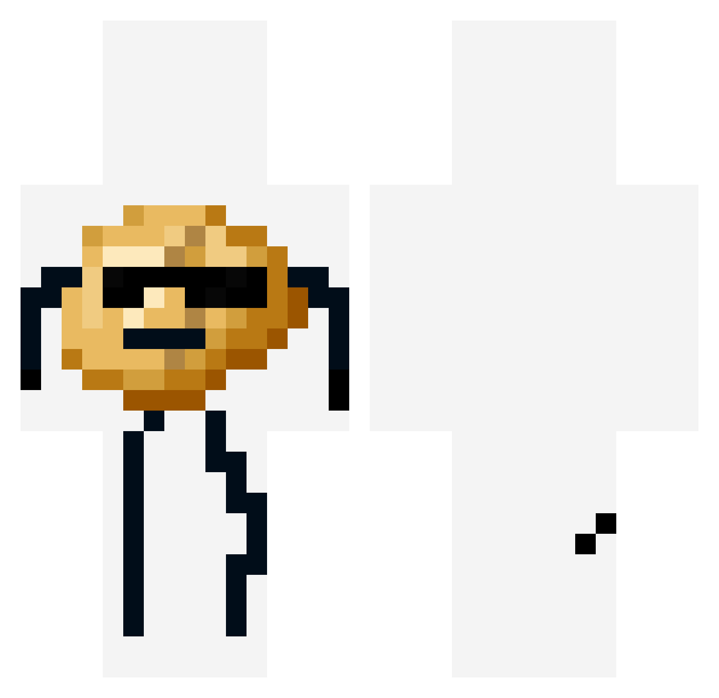 siri_H Minecraft skin, front and back view