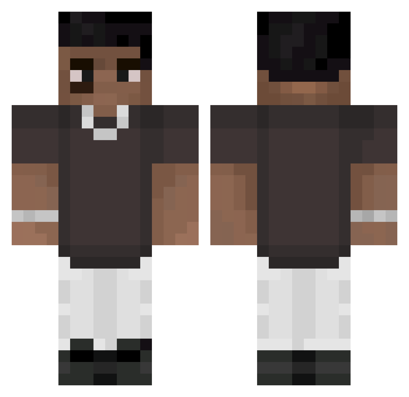zrzkydodrzky Minecraft skin, front and back view