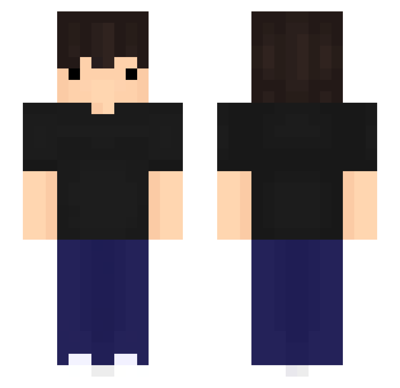 Zterapz_ Minecraft skin, front and back view