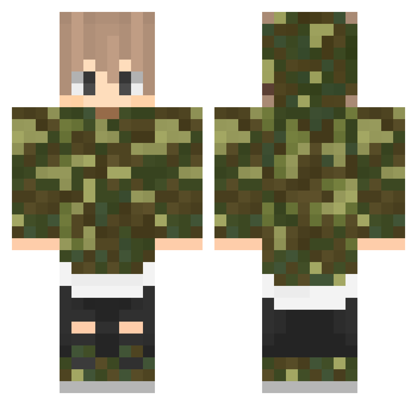Lloyd3001 Minecraft skin, front and back view