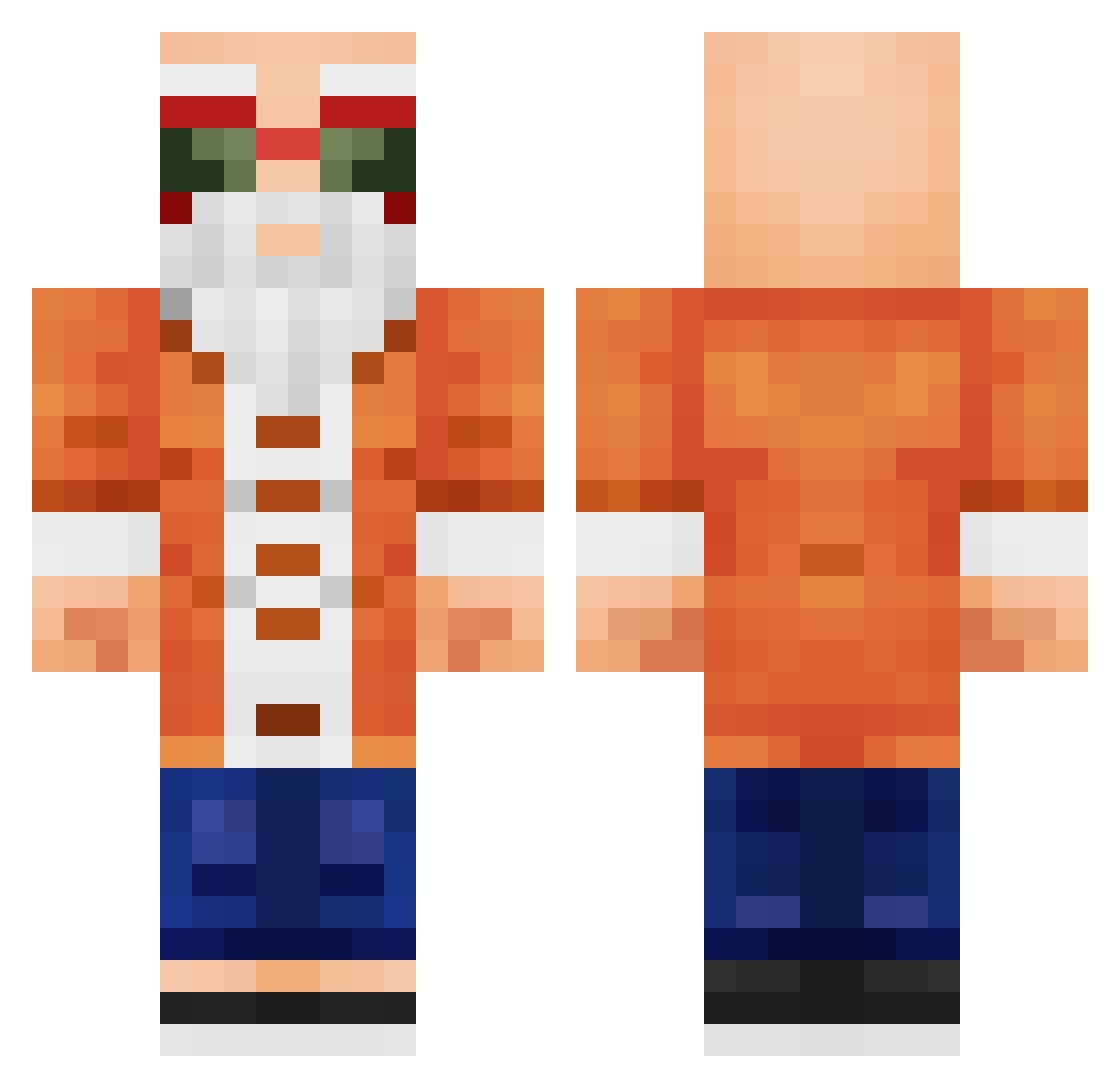 JakeDragon2009 Minecraft skin, front and back view