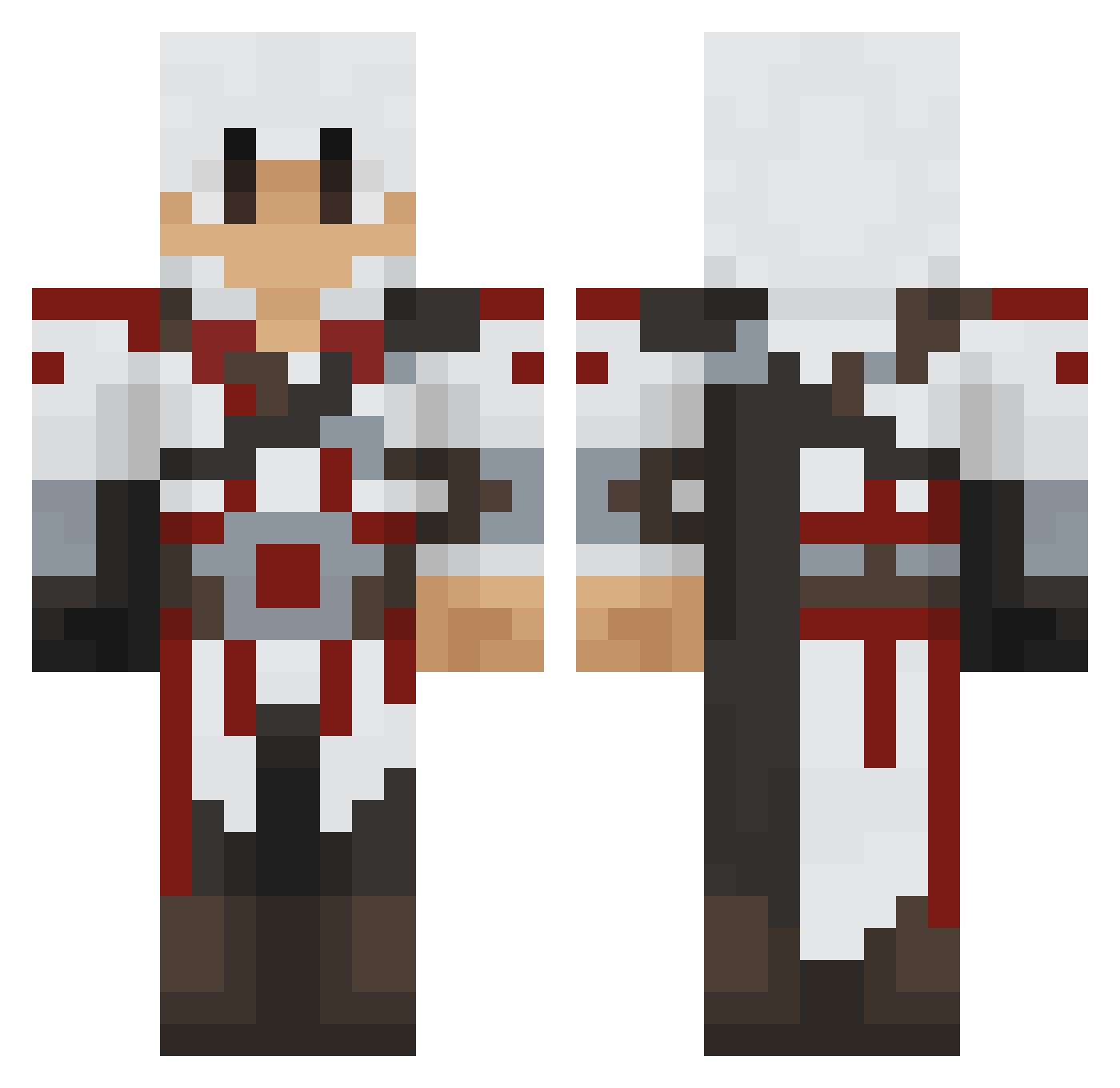 elijahlvc225 Minecraft skin, front and back view