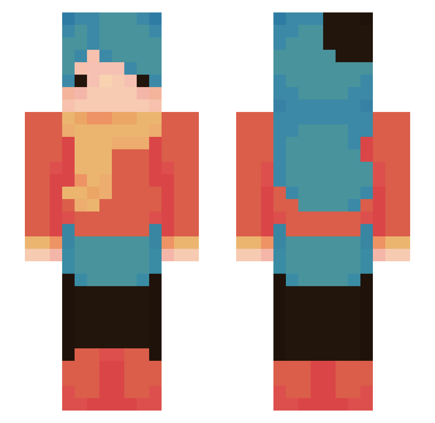 Shrimpy___ Minecraft skin, front and back view
