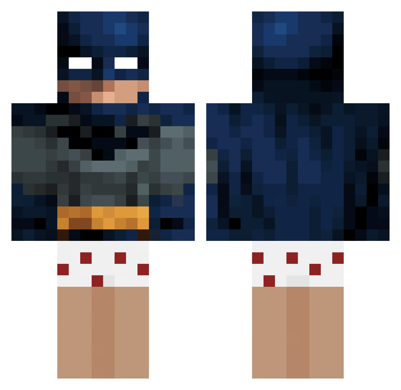 Matrix_0_ Minecraft skin, front and back view