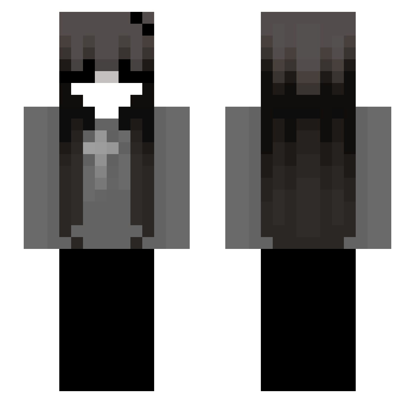 wixa2115 Minecraft skin, front and back view