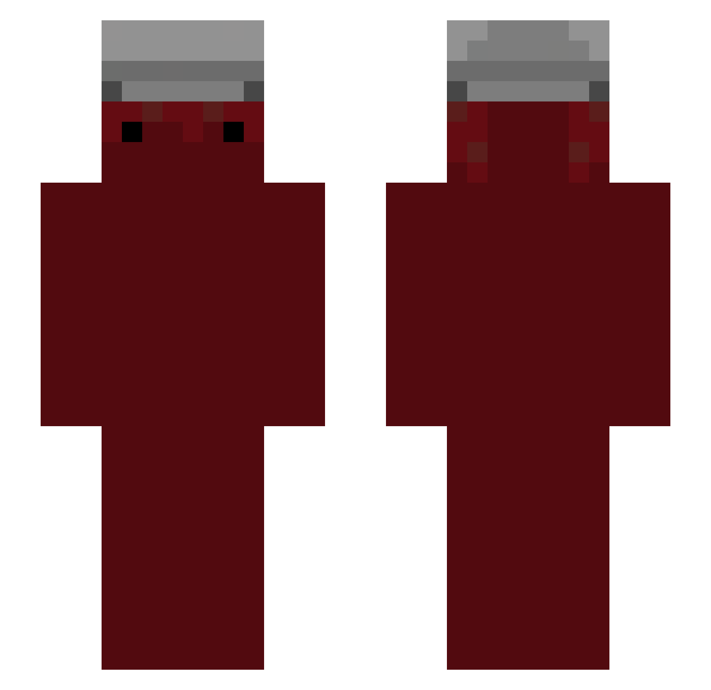 Rxjy_ Minecraft skin, front and back view